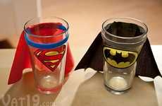 Caped Crusader Cups