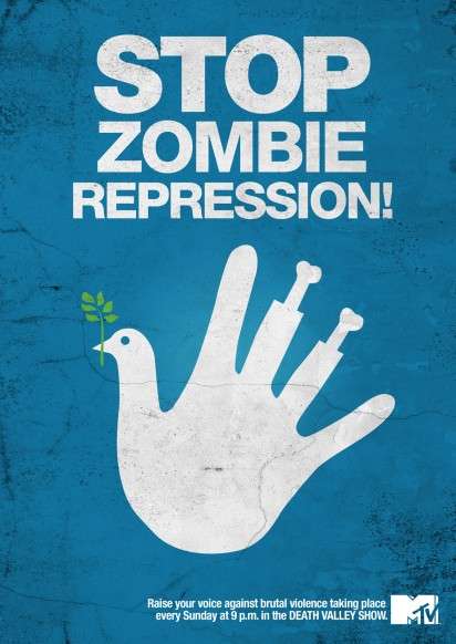Zombie-Saving Propaganda Ads
