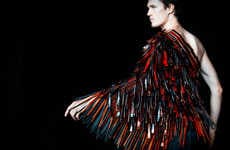 Tinsel-Adorned Menswear