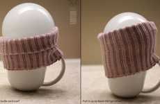 Sweater-Wearing Mug Lamps