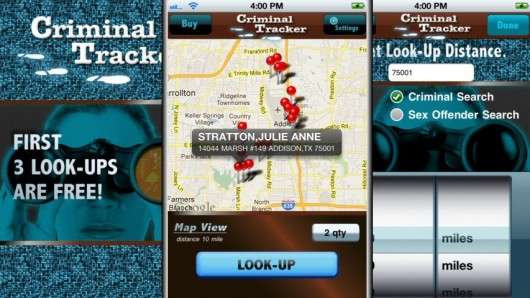 Felon Finding Apps