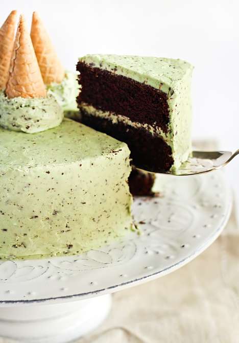 Curious Cone-Topped Desserts