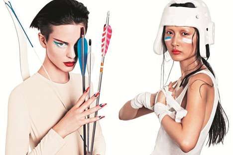 Olympic-Inspired Makeup Ads