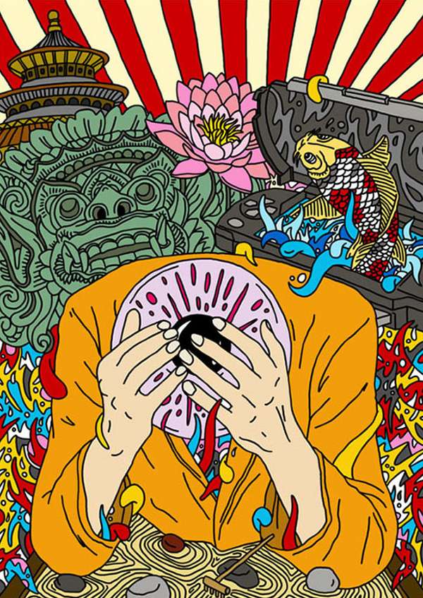 Hypnotic LSD Illustrations