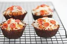 Savory Pepperoni-Topped Cakes