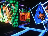 Indoor Black Light Mini-Golf- For the Rich Geek that Hates Bowling Image 2