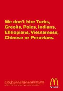Racist McDonalds Ad?
