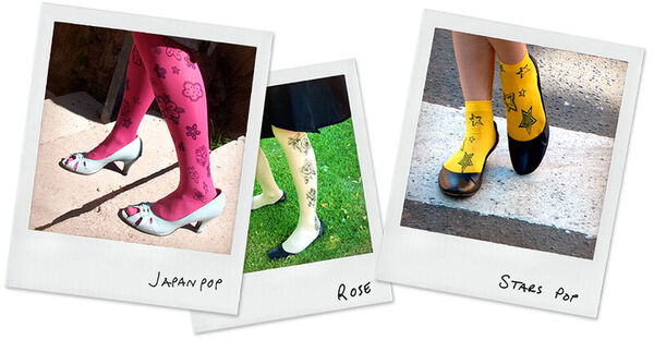 Hand-Printed Tights From Finland