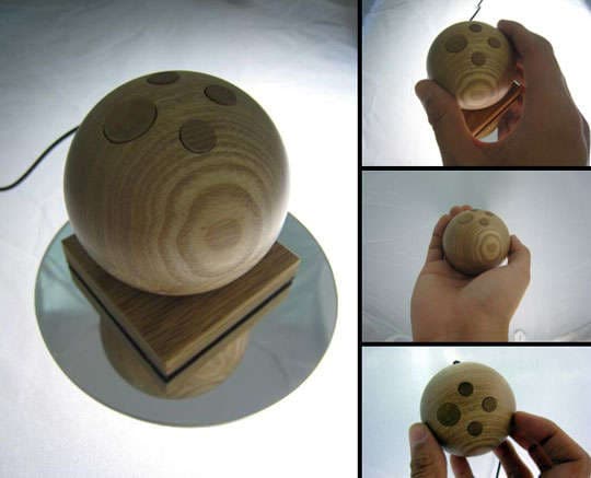 Wooden Orb Mouse