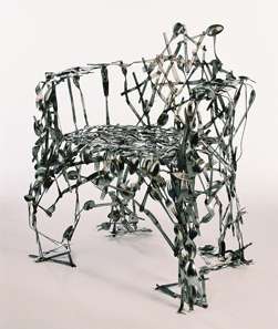 Cutlery Chair- Recycled Art by Osian Batyka-Williams