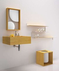 Warm Minimalist Bathrooms Image 2