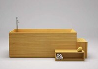 Warm Minimalist Bathrooms Image 3
