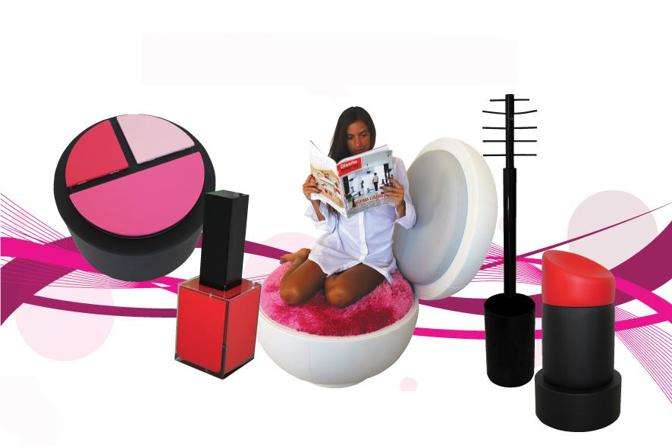 Over-Sized Cosmetics Furniture