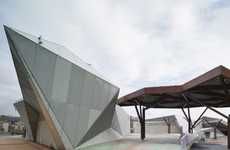 Angular Sci-Fi Pavilions