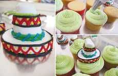 Mexican Attire Cupcake Toppers