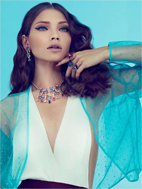 Crisp Blue-Accented Photoshoots
