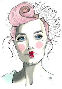 Dolled-Up Damsel Drawings Image 3