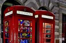 Religious Iconography Phone Booths 