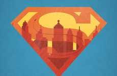 Crime Fighter City Silhouettes