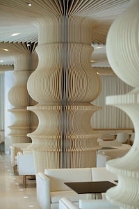 Sculpturally Ribbed Interiors Image 4