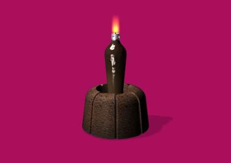 Chocolate Candle Cakes