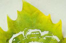 Eco-Friendly Leaf Art