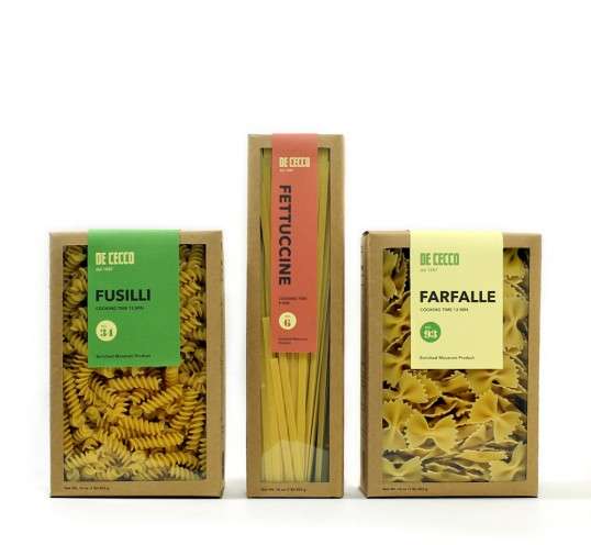 Open-Faced Pasta Boxes
