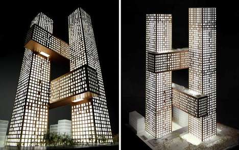Criss-Crossing Towers