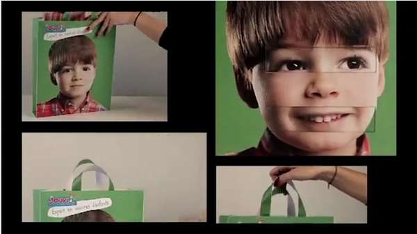 Interactive Grinning Totes