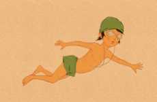 Splendid Swimmer Cartoons