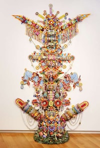 Vibrant Tribal Papercraft Image 2