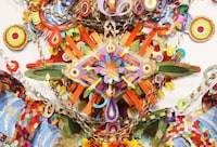 Vibrant Tribal Papercraft Image 3