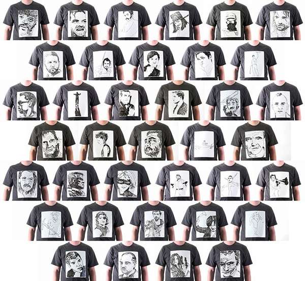 Wearable Pop Culture Portraiture