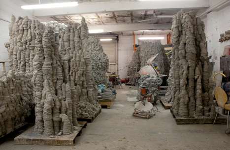 Clumpy Concrete Art