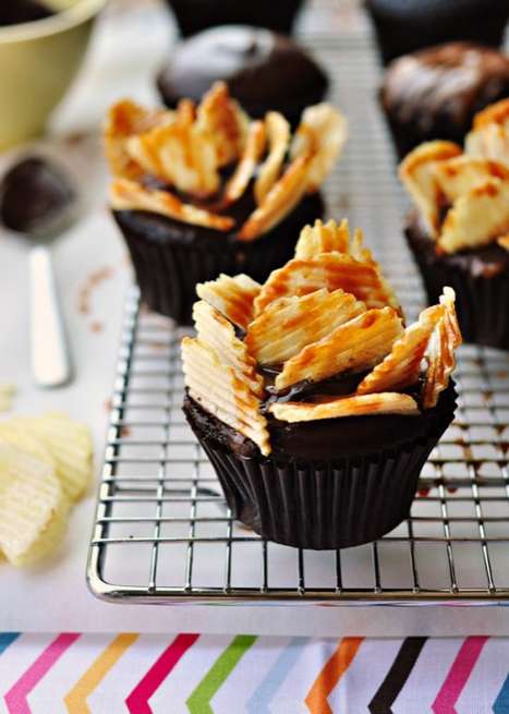 Chip-Crowned Cakes
