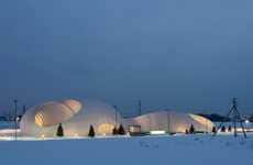 Illuminated Igloo Architecture