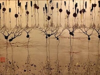 Traditional Japanese Neuron Paintings Image 5