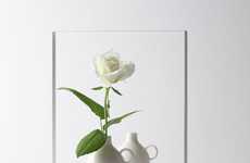 Mirrored Flower Holders