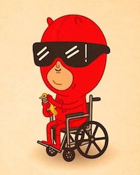 Innocent Cartoon Hero Art Image 3