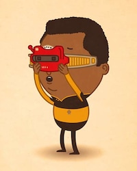 Innocent Cartoon Hero Art Image 4
