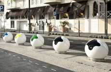 Globular Garbage Bins