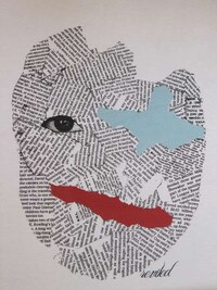 Newspaper-Clad Visage Tees Image 3