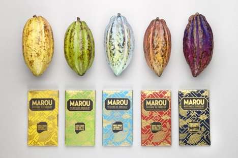 Gilded Artisan Chocolate Packaging