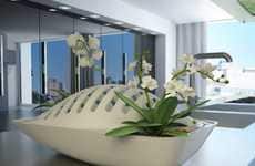 Plant-Feeding Plate Racks