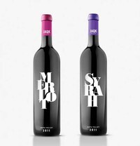 Bold Text Vino Branding Image 3