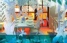 Street Artist-Decorated Lodges