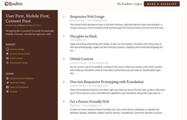 Personalized Article Compilation Sites