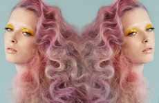 Cotton Candy Coiff Editorials
