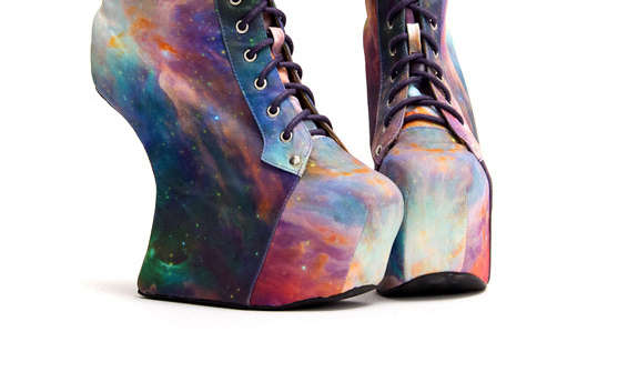 Sky-High Patterned Shoes