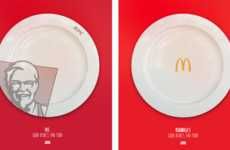 Porcelain Fast Food Plates
